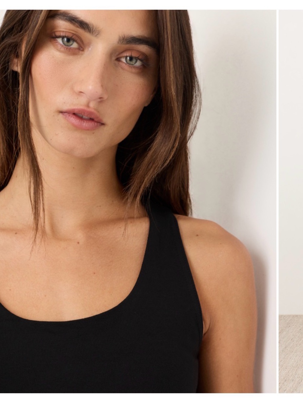 PACT- ORGANIC COTTON WOMEN’S ON THE GO-TO CROP TANK- SMALL - Picture 5 of 8